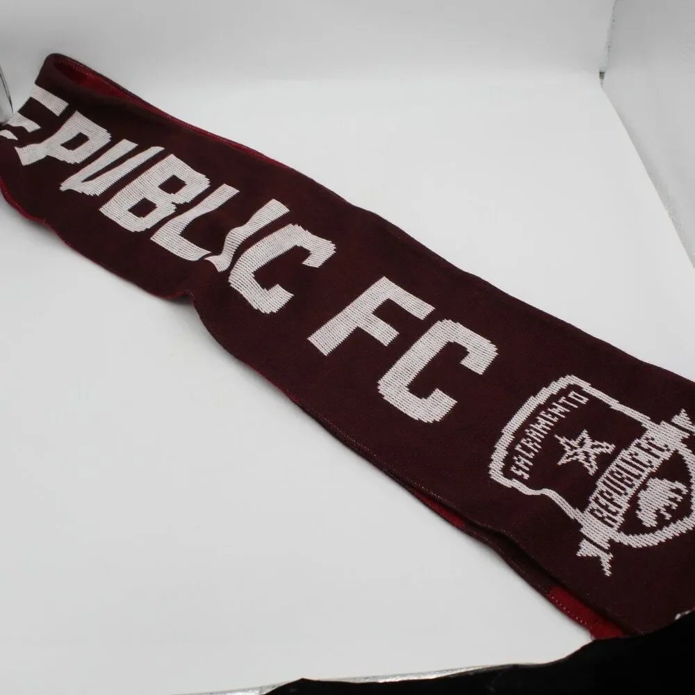 Soccer Sacramento Republic FC We Are Indomitable Member Scarf Ruffneck 2020 Red